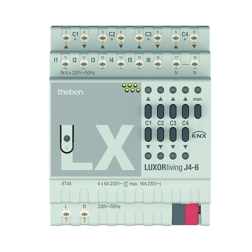 Theben Jalousieaktor 4800451 Typ LUXORliving J4-6 