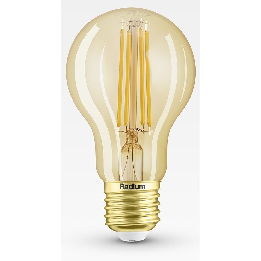 Radium LED Lampe 42819839 Typ RL-A63 824/C/E27 FIL Gold