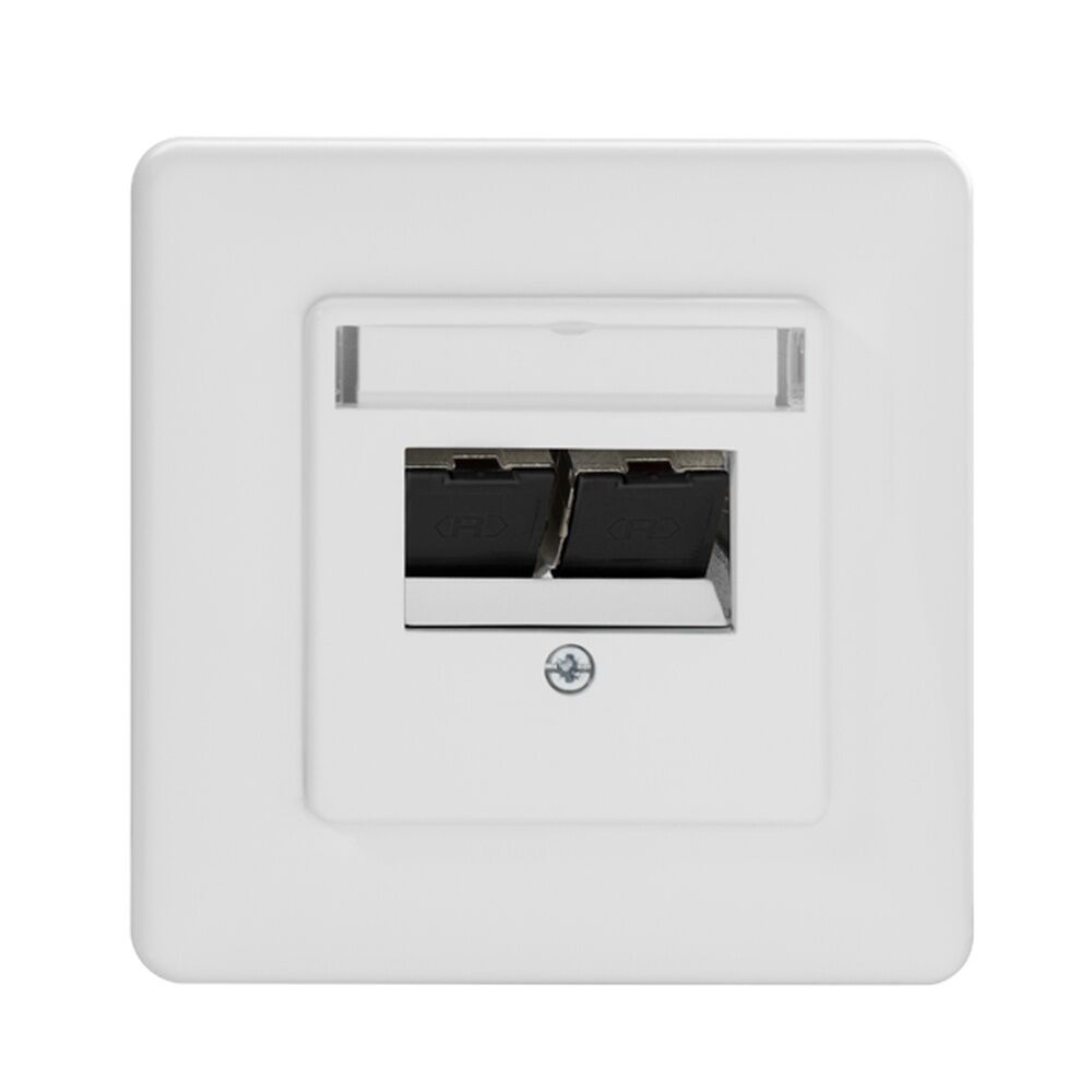 Rutenbeck 10 Gigabit Modularanschlussdose 139112031 Typ UM-Cat.6A iso 10G-MD 1 Up rw