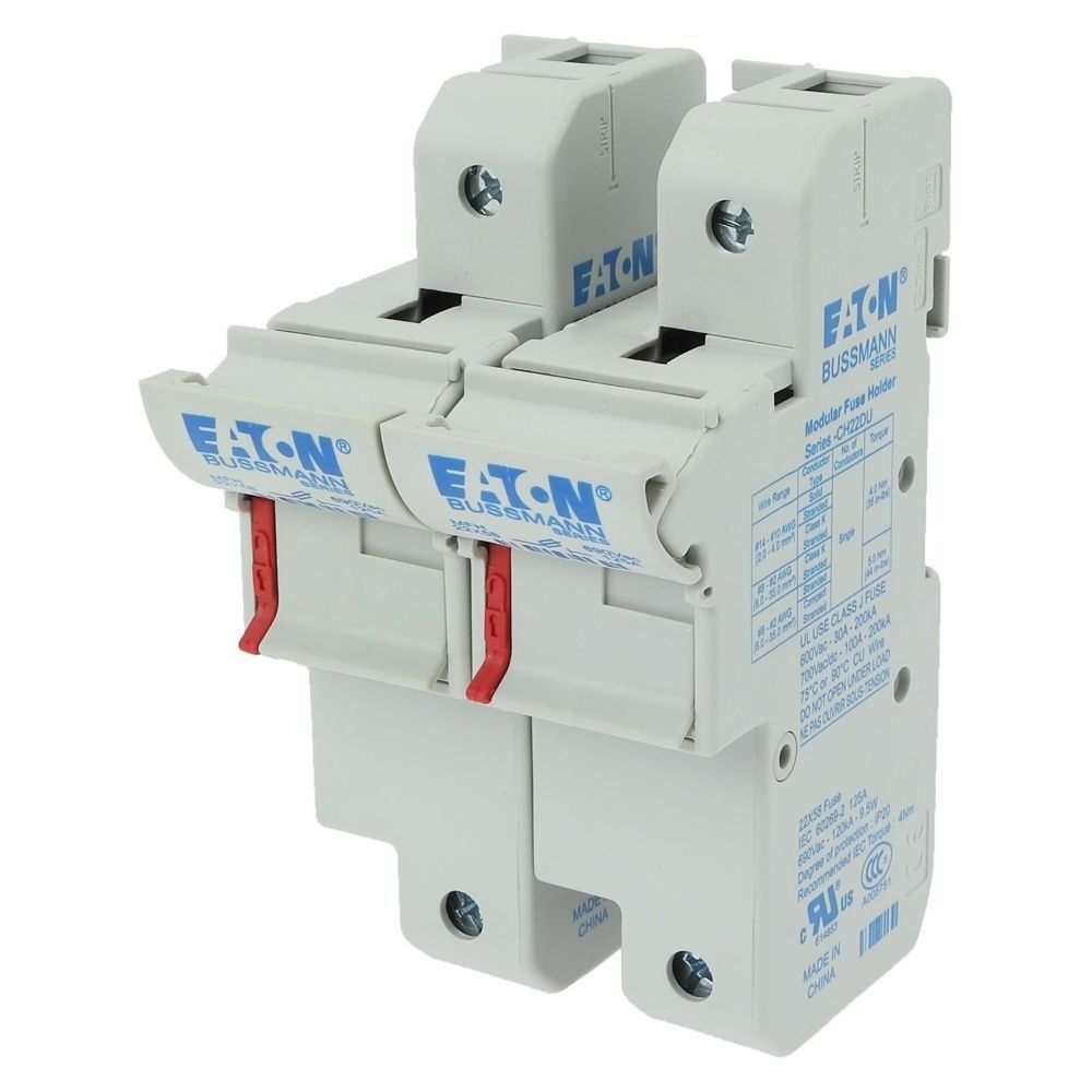 Eaton Sicherungshalter CH222DU Typ 2P 22x58 Fuse Holder
