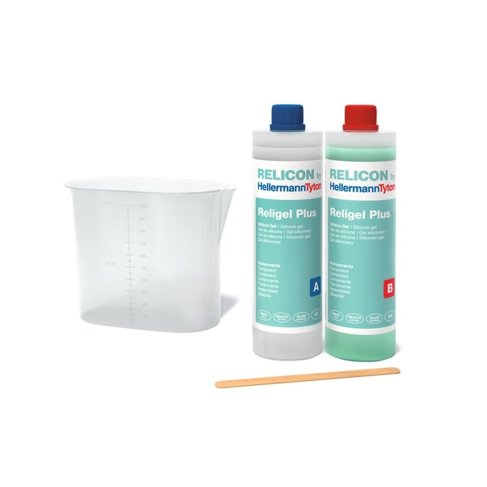 Hellermann 2K Gießharz 435-00752 Typ Religel Plus 1.000-SIG-CL/GN