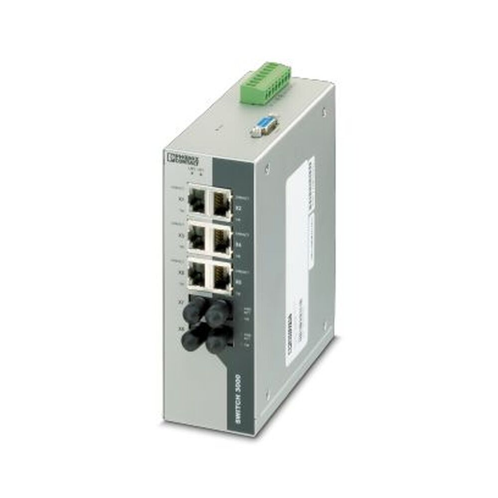 Phoenix Contact Industrial Ethernet Switch 2891037 Typ FL SWITCH 3006T-2FX ST