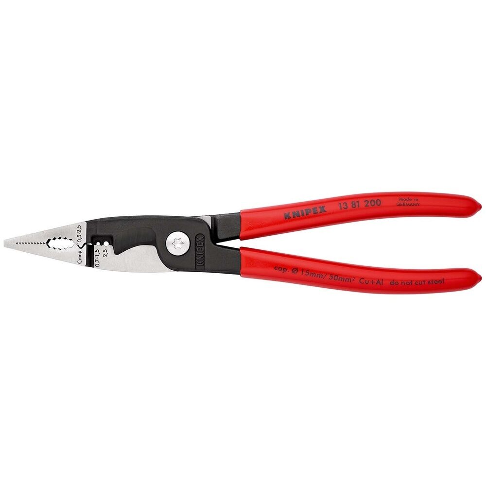 Knipex Elektro Installationszange 13 81 200 SB