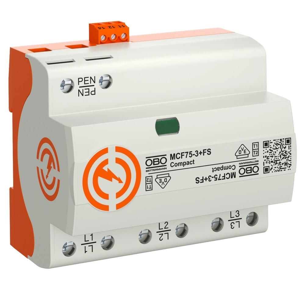 Lightining Controller Meter OBO Bettermann Lightning Controller 5096981 Typ MCF75-3+FS
