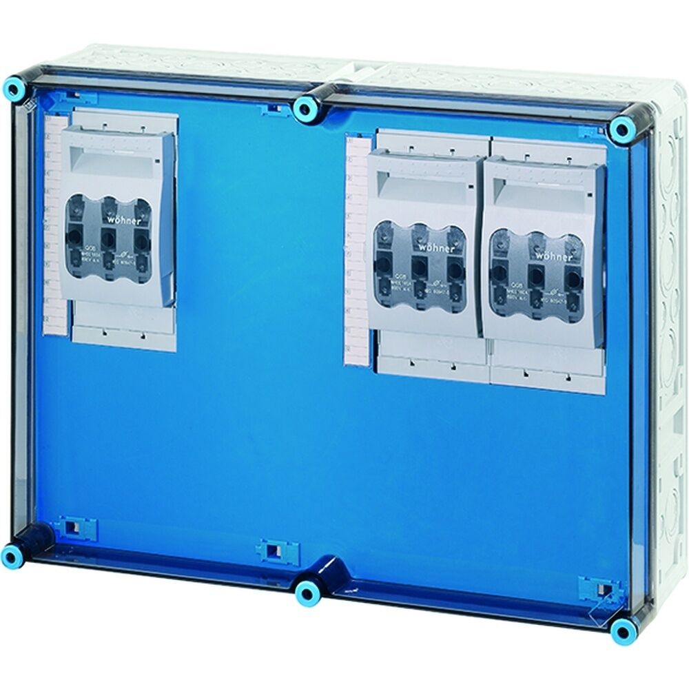 Hensel NH Sicherungslasttrennschaltergehäuse Mi 6636 Nr. 20001323