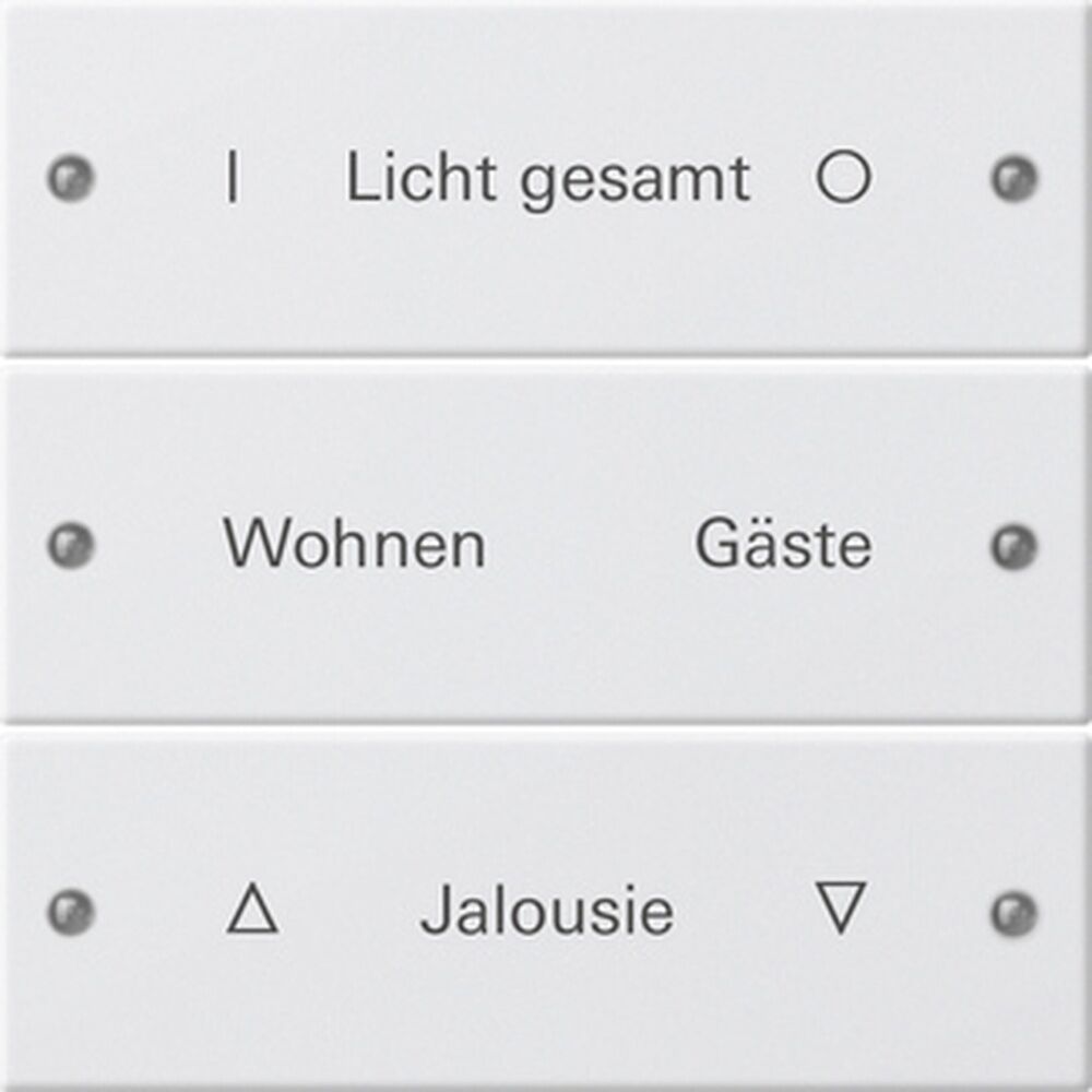 Gira Wippenset 3fach 220303