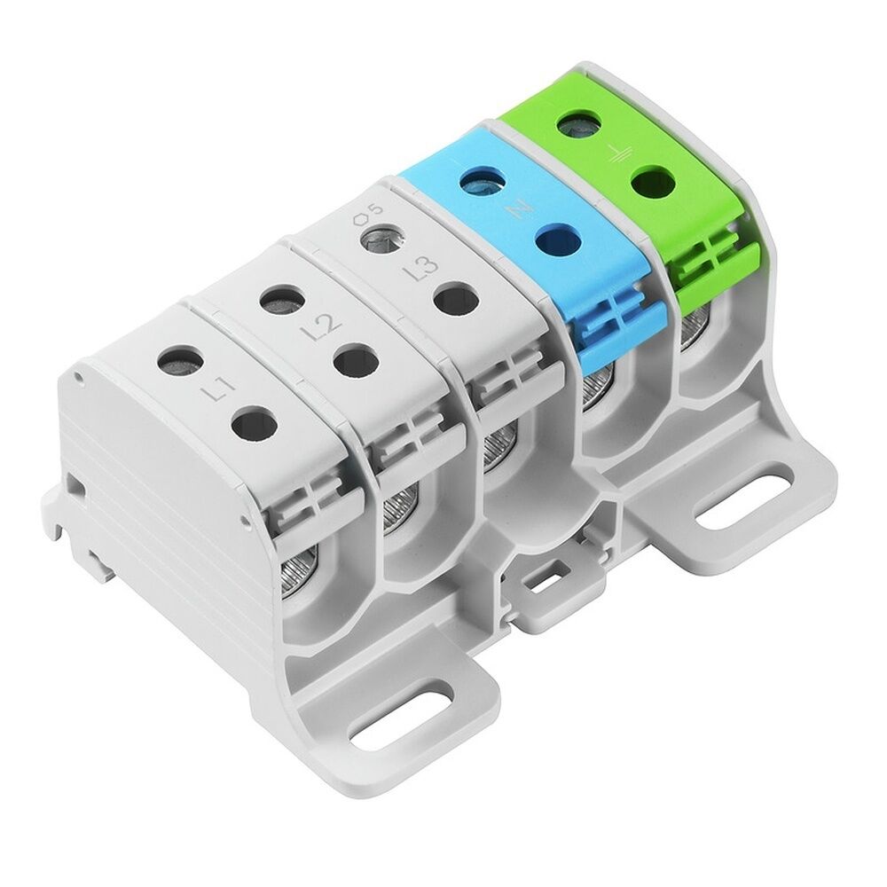 Weidmüller Potentialverteilerklemme 2935040000 Typ WPD 530 5X50/5X50 3XGY/1XBL/1XGN