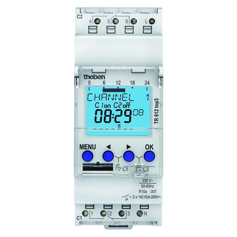 Theben Zeitschaltuhr 6120130 Typ TR 612 top3 
