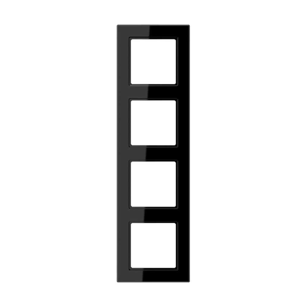 Jung Rahmen 4fach AC 584 BF SW