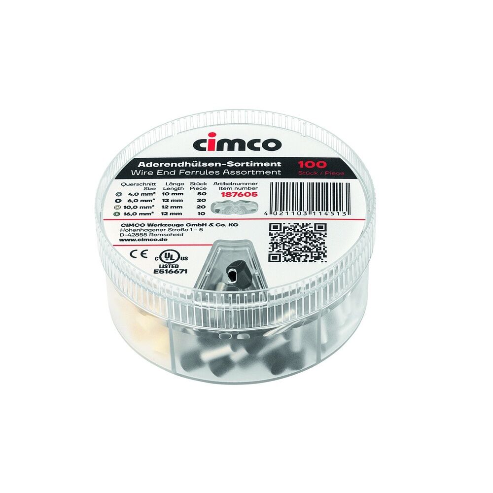 Cimco Aderendhülsen Streudose 187605