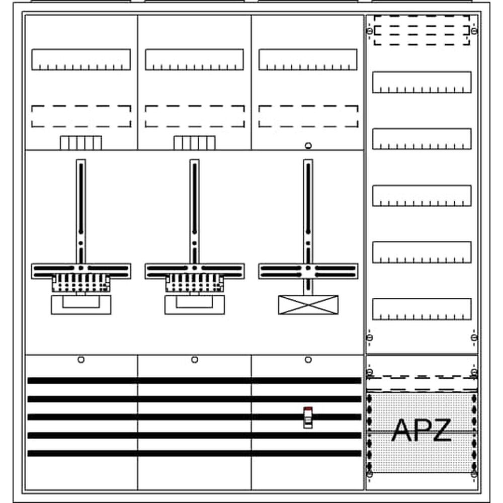 Striebel & John Komplettschrank 2CPX054265R9999 Typ DA47PH
