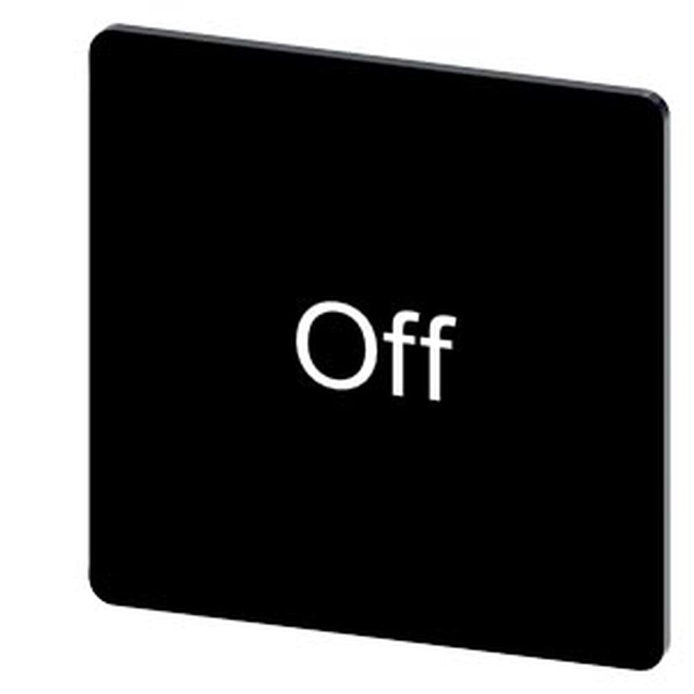 Siemens Bezeichnungsschild 3SU1900-0AE16-0DK0