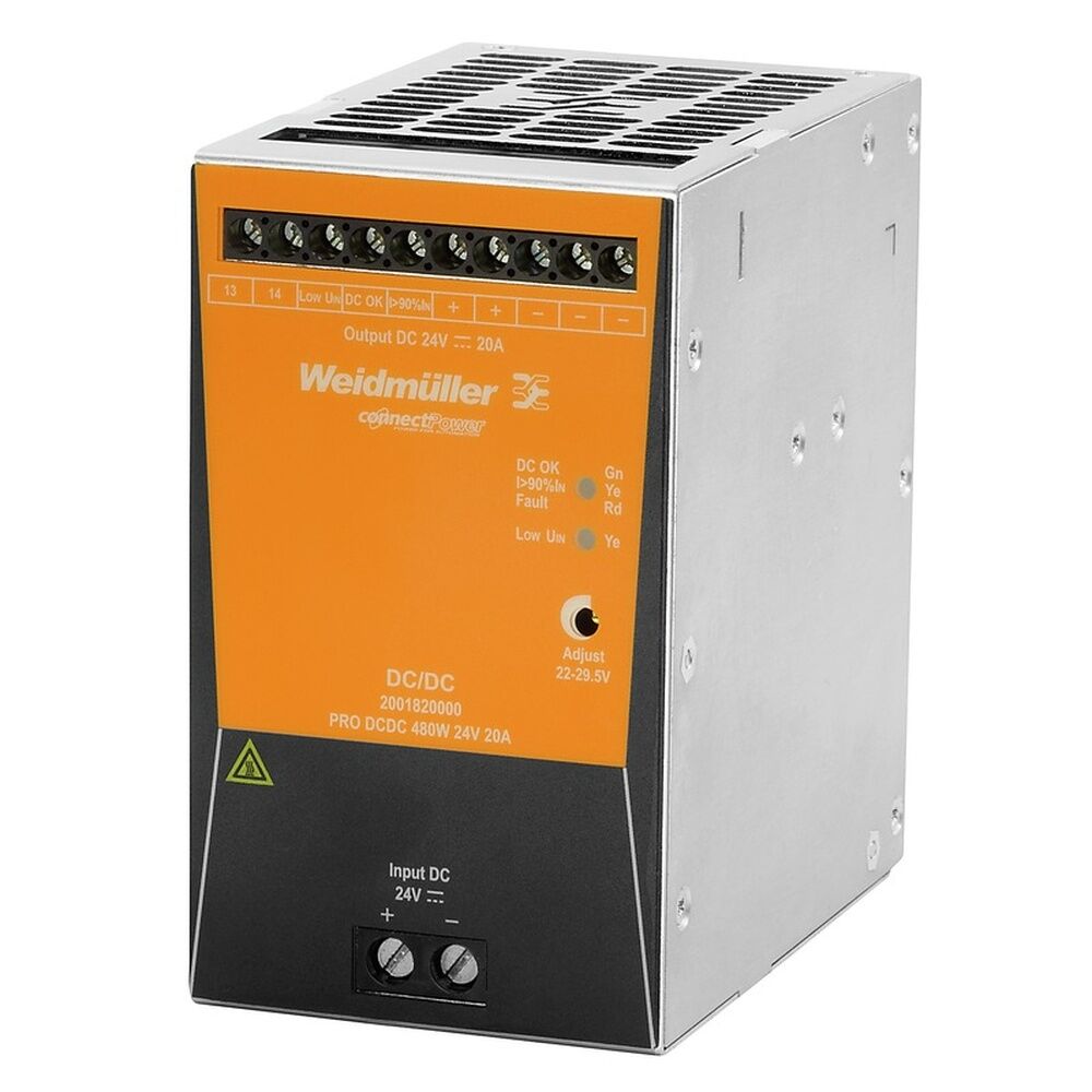 Weidmüller Wandler 2001820000 Typ PRO DCDC 480W 24V 20A
