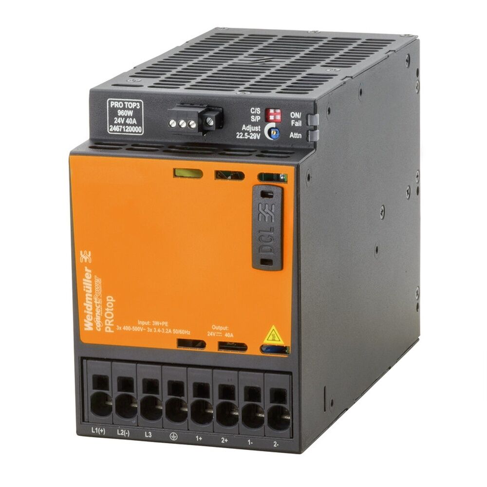 Weidmüller Gleichstromversorgung 2467120000 Typ PRO TOP3 960W 24V 40A