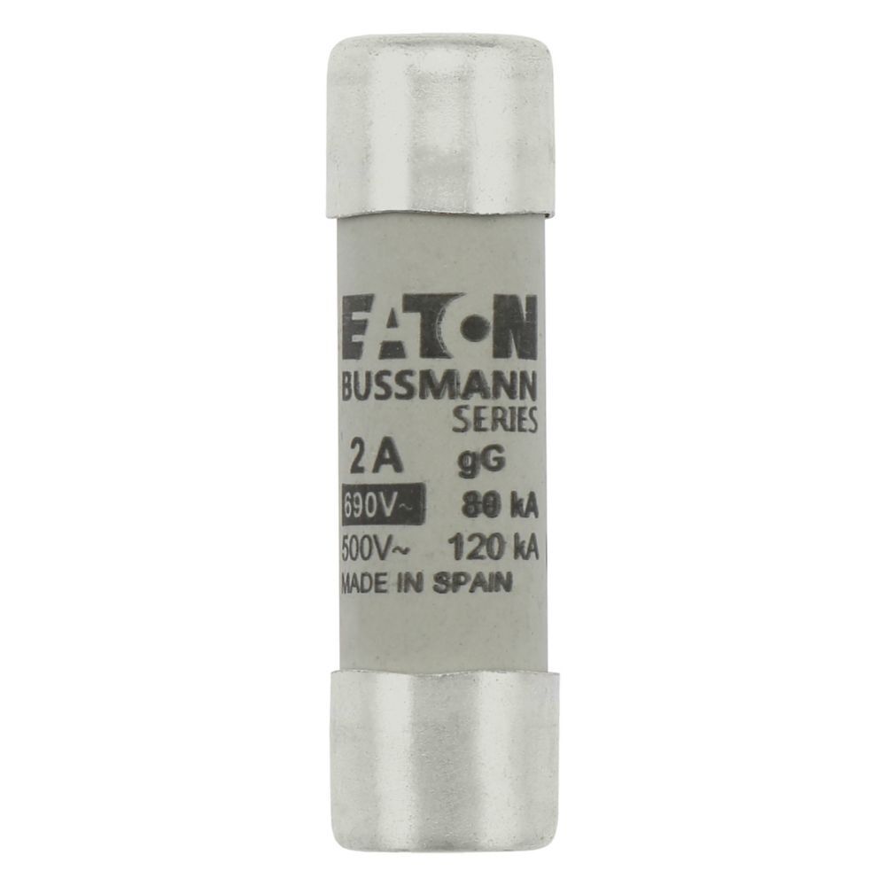 Eaton Sicherungseinsatz C14G2 Typ CYLINDRICAL FUSE 14 x 51 2A GG 690V AC
