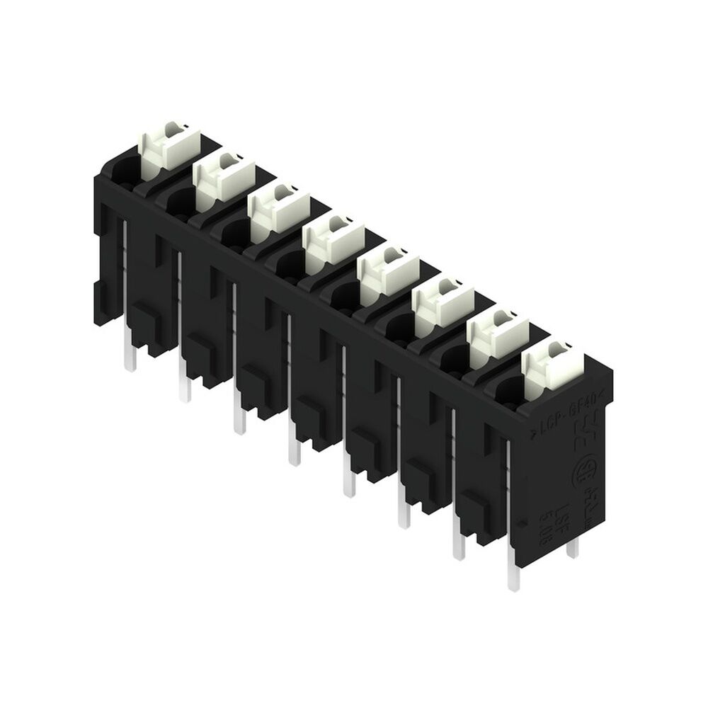 Weidmüller Leiterplattenklemme 1875580000 Typ LSF-SMT 5.08/08/180 3.5SN BK RL