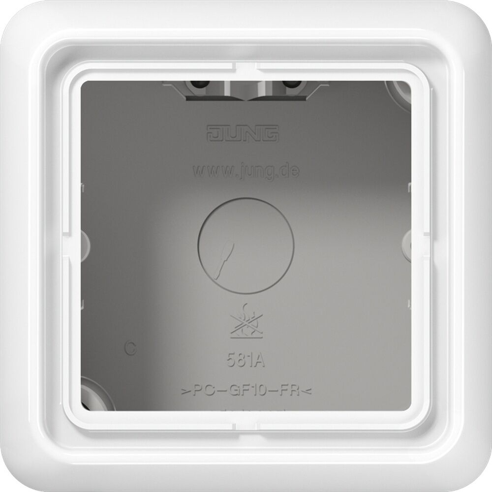 Jung Aufputz Kappe CD 581 A WW