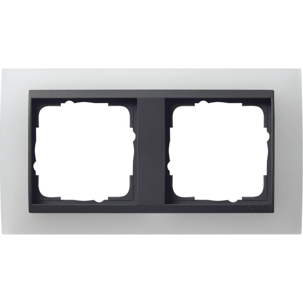 Gira Abdeckrahmen 2fach 021224