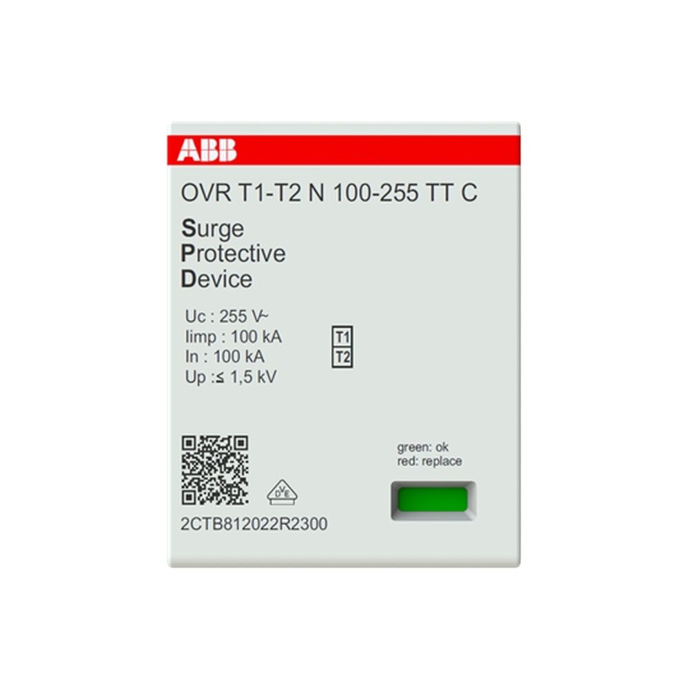 ABB Überspannungsableiter Ersatzmodul 2CTB812022R2300 Typ OVR T1-T2 N 100-255 TT C