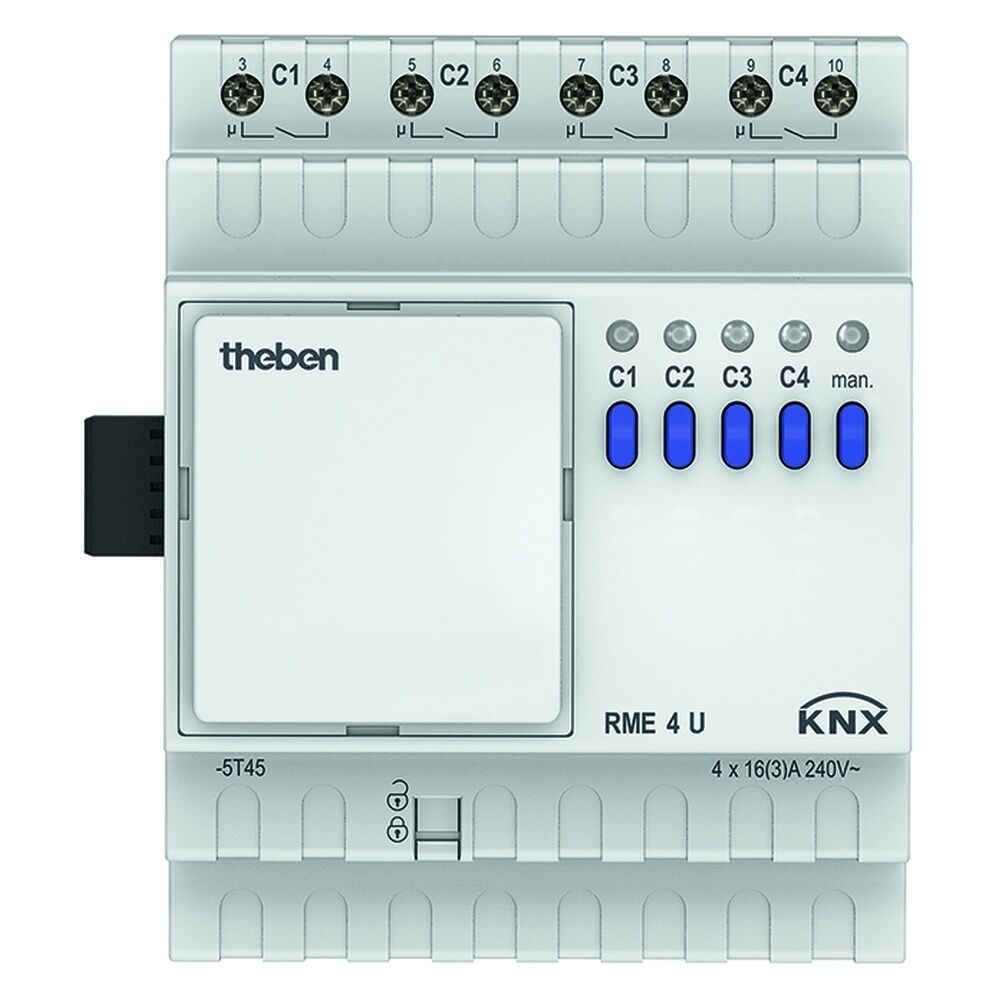 Theben KNX Schaltaktor 4930228 Typ RME 4 U KNX