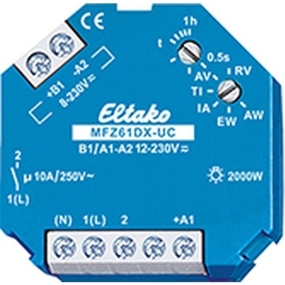 ELTAKO Multifunktions Zeitrelais 61100604 Typ MFZ61DX-UC 