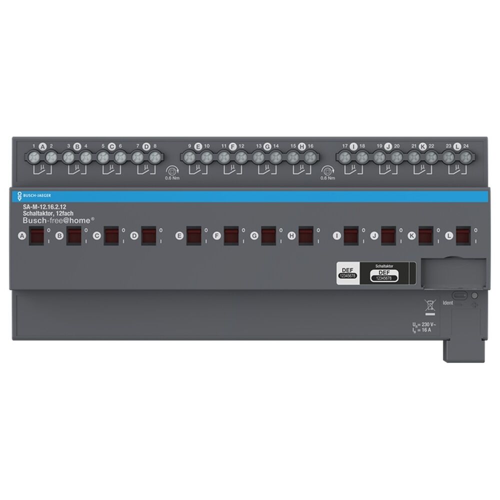 Busch-Jaeger Schaltaktor SA-M-12.16.2.12 Typ 2CDG510027R0021 