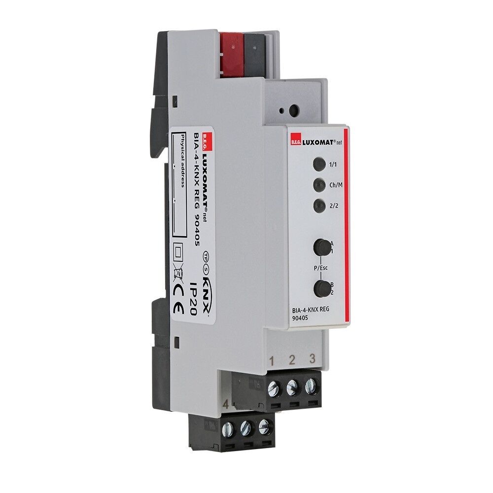 B.E.G. Brück KNX Binäreingang 90405 Typ BIA-4-KNX REG 