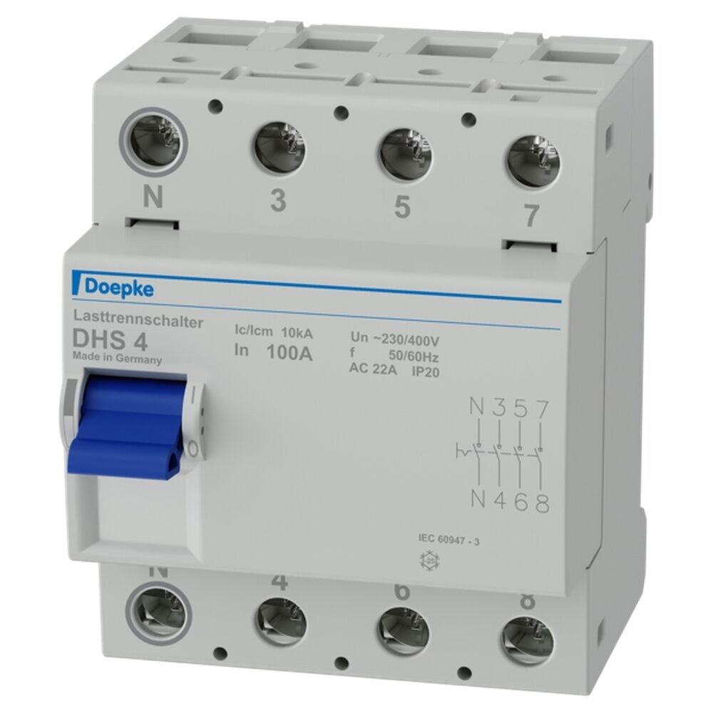 Doepke Lasttrennschalter 09900003 Typ DHS4-100 