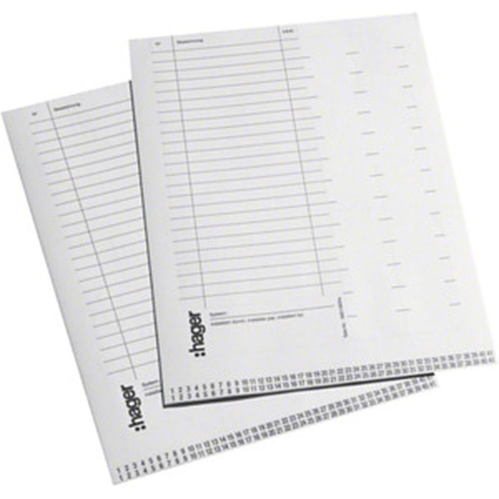 Hager Volta Beschriftungssystem VZ717