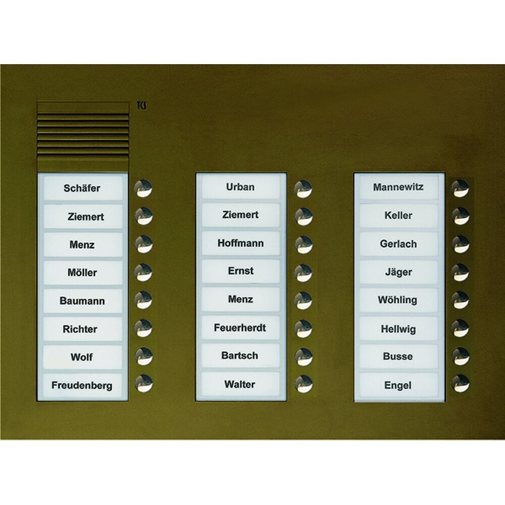 TCS Audio Außenstation PUK24/3-EB