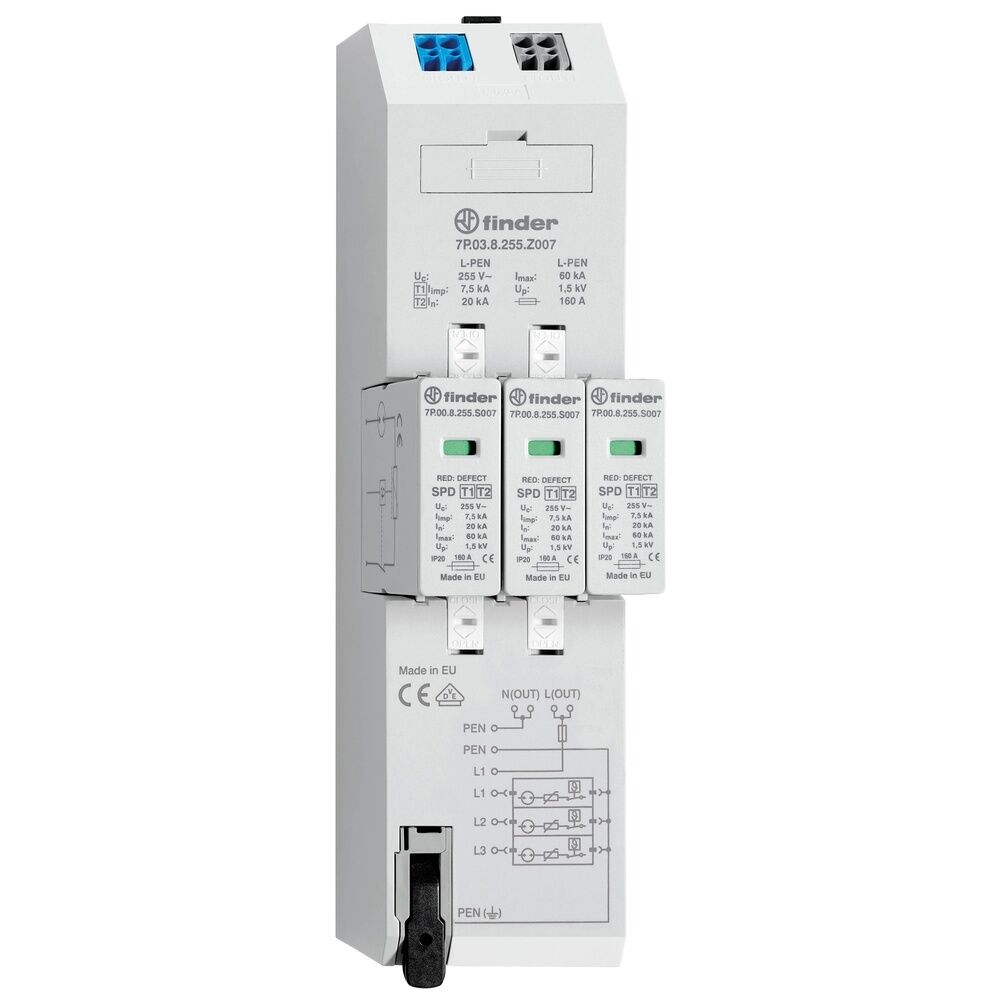 Finder Blitz und Überspannungsableiter 7P.03.8.255.Z007