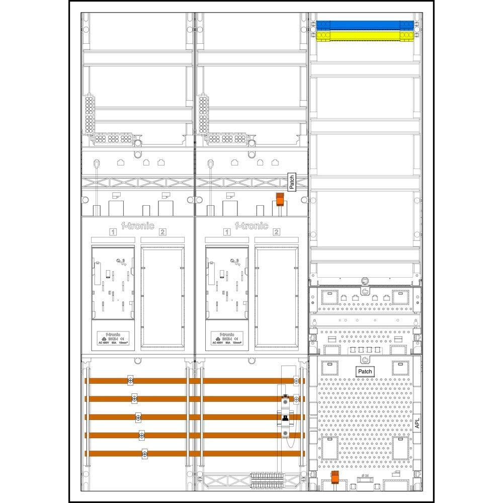 f-tronic Sammelschienenklemmen 7195566 Typ EHZ732APZRFZB6
