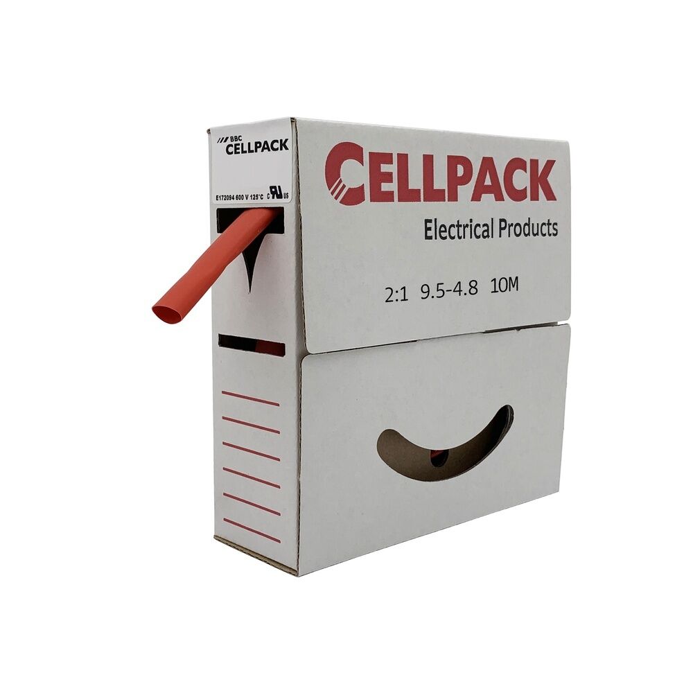 Cellpack Warmschrumpfschlauch 127070 Typ SB/9.5-4.8/RD/10m