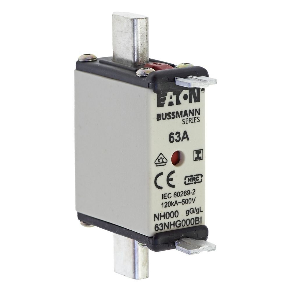 Eaton Sicherungseinsatz 63NHG000BI Typ NH FUSE 63 500V GL/GG SIZE 000