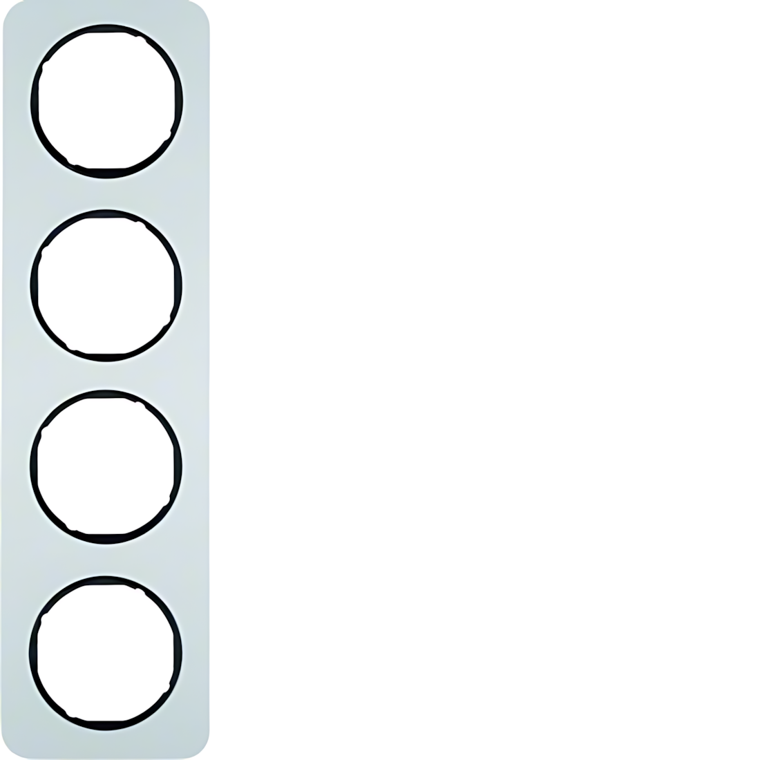 Berker 4fach Rahmen 10142184 