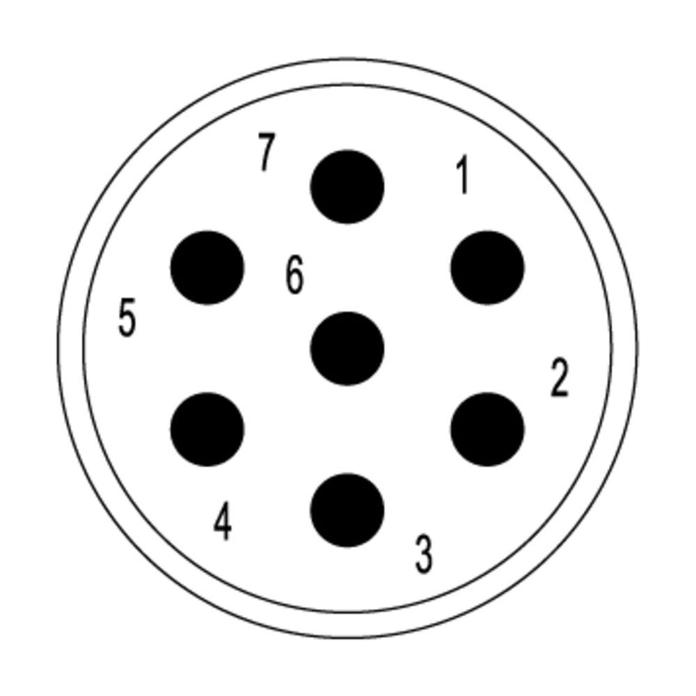 Weidmüller Kontakteinsatz 1170030000 Typ SAI-M23-SE-7