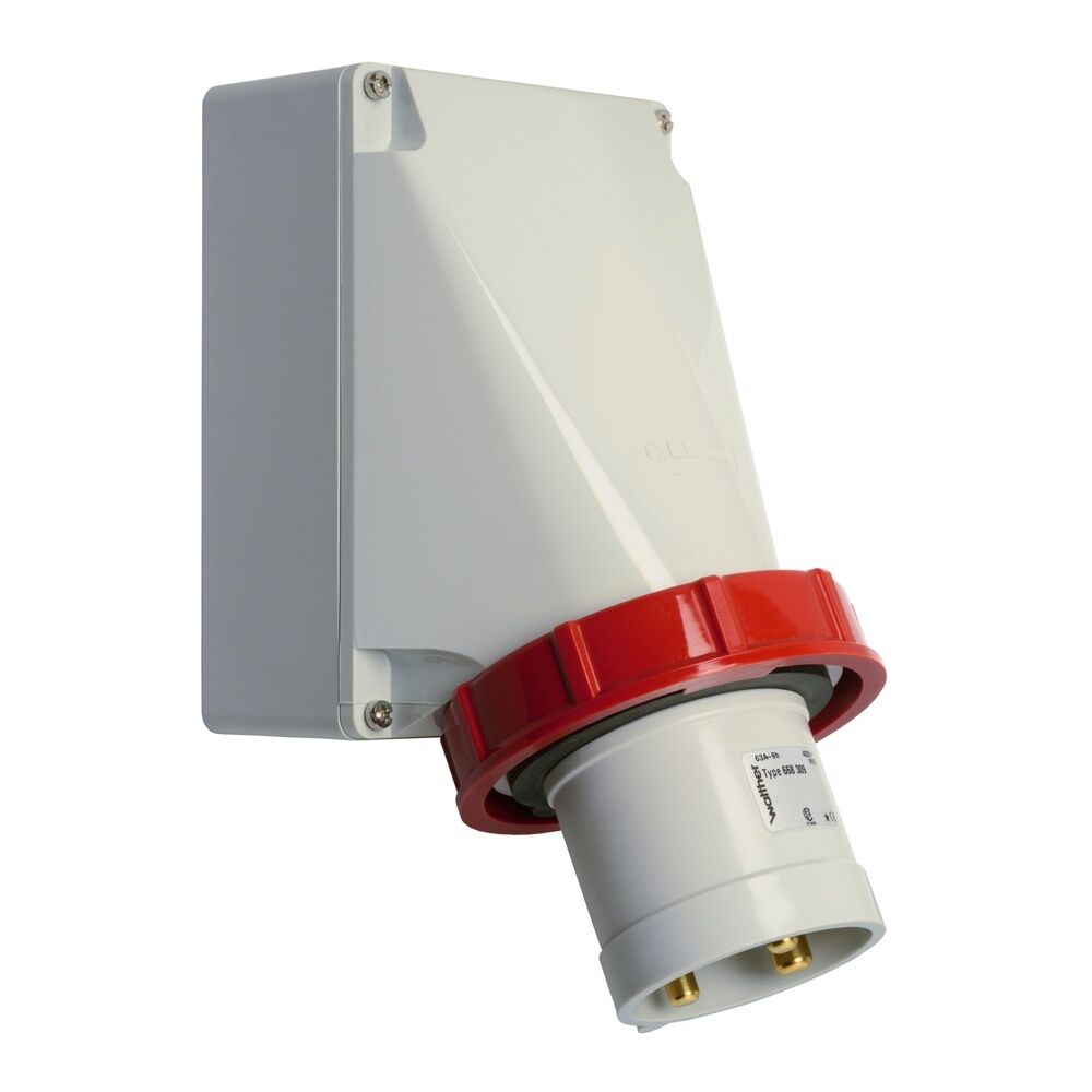 Walther-Werke Wasserdichter Wandgerätestecker 668306