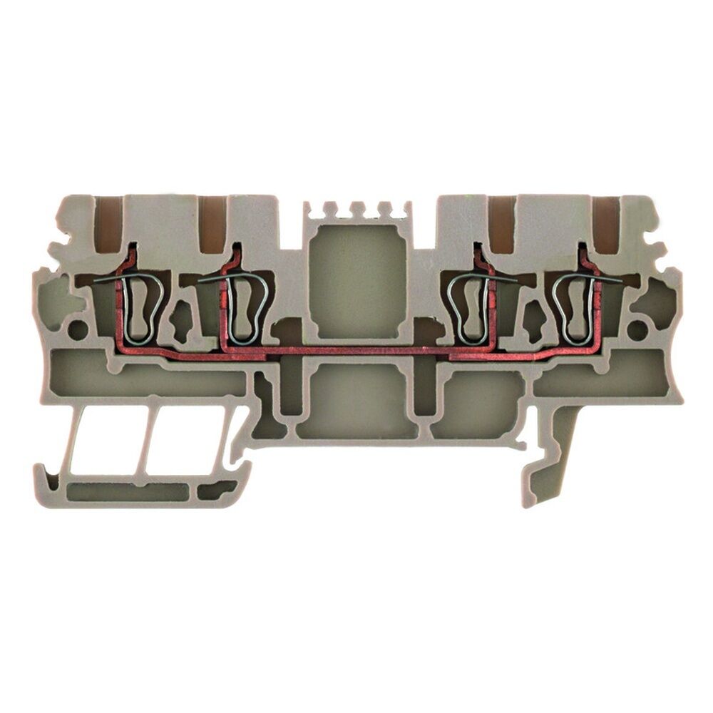 Weidmüller Durchgangs Reihenklemme 1775580000 Typ ZDU 1.5/4AN