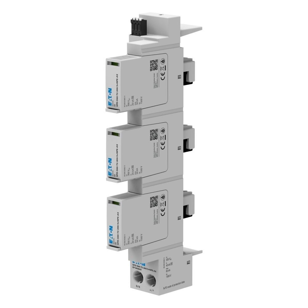 Eaton Überspannungsschutzgerät EP-502629 Typ SPD-S60-T2-300/3+NPE-AX