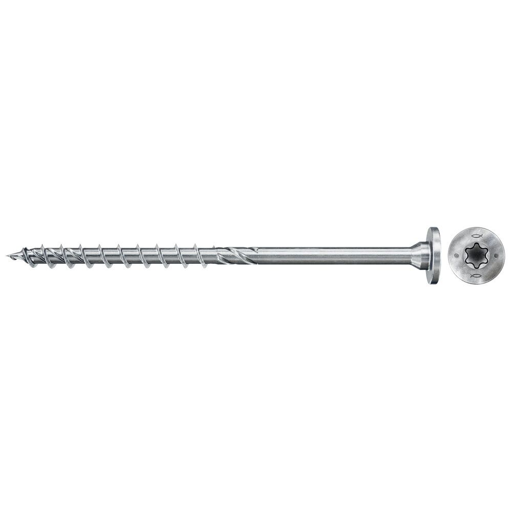 Fischer Passivierte Schraube 561782 Typ FPF II STP 6,0x60 BC 100 SCHRAUBE