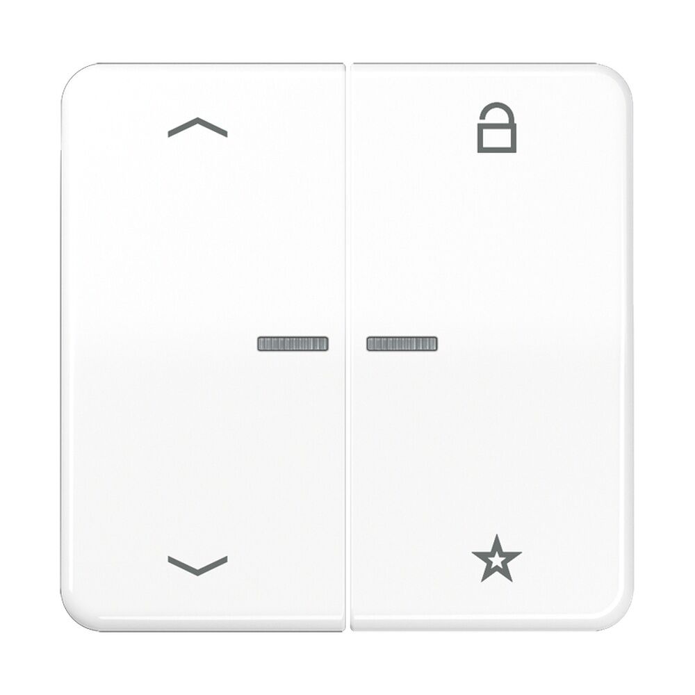 Jung eNet Funk Steuertaste FMCD1701PWW