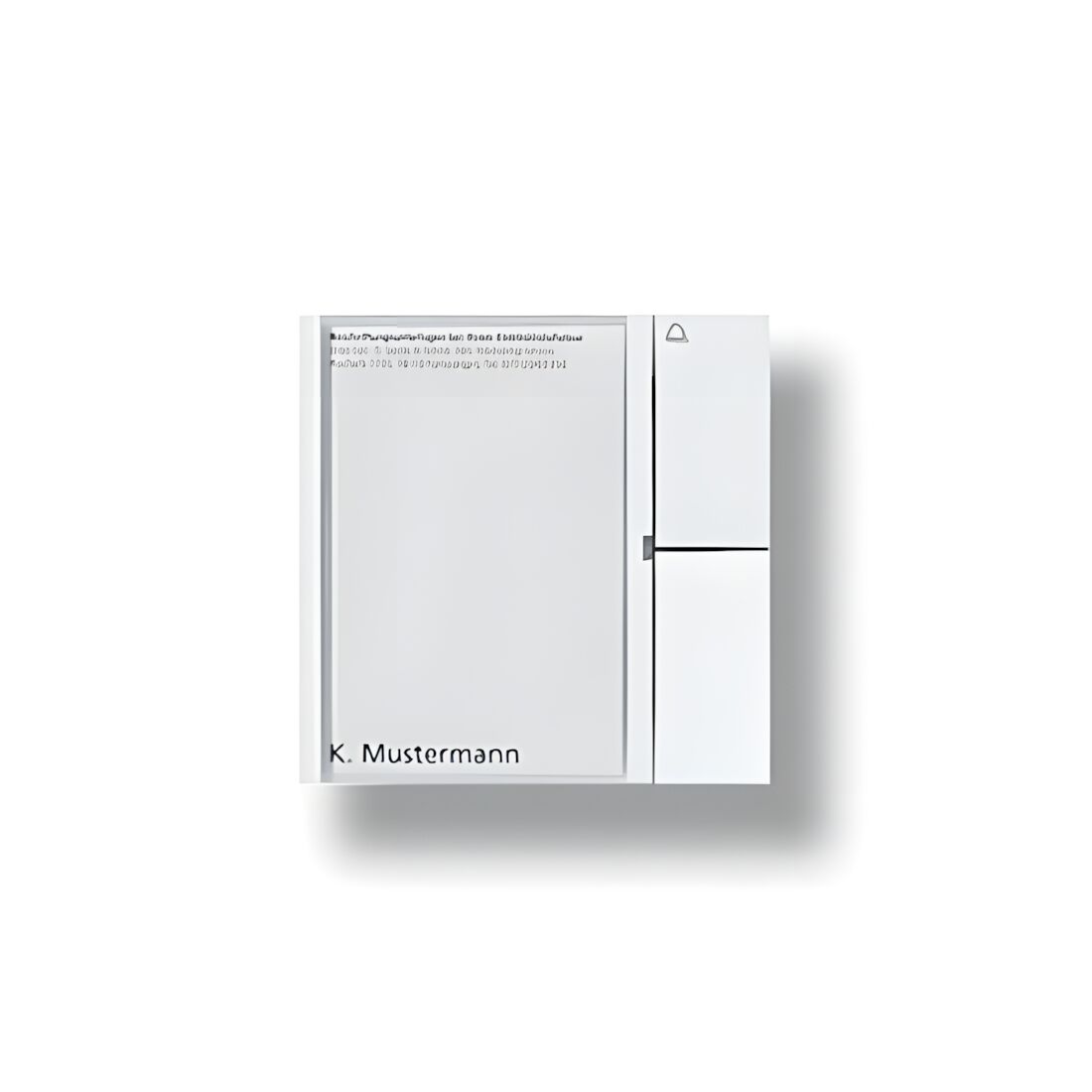 Siedle Tastenmodul 200021212-01 Typ BTM 650-1 W