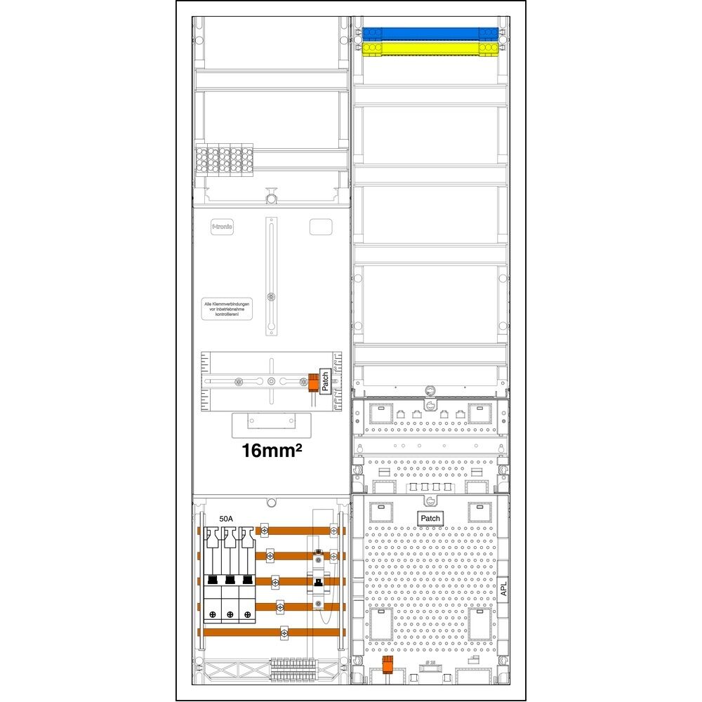 f-tronic Sammelschienenklemmen 7190226 Typ 3HZ721APZRFZ50B10-16
