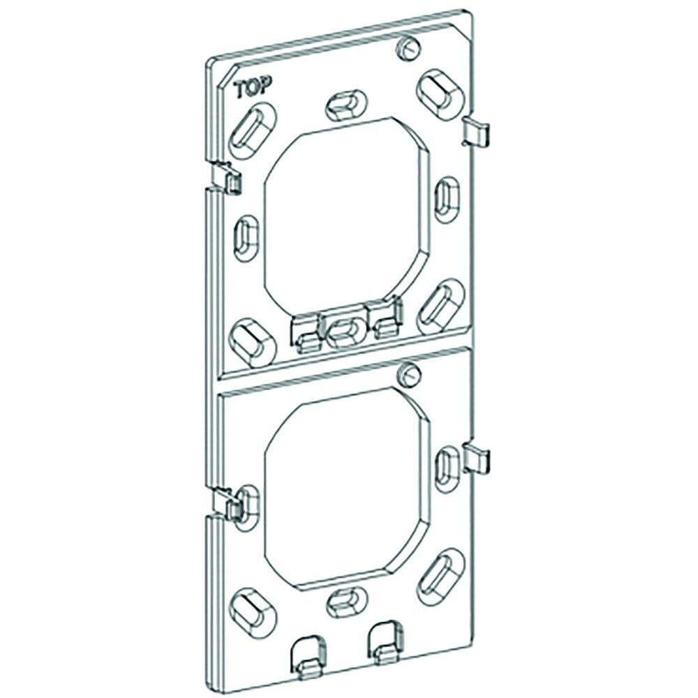 Theben Montageplatte 9070822 Typ Montageplatte 2-fach iON