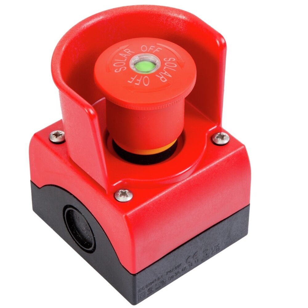 Weidmüller Not Aus Schalter 3077660000 Typ AC SB E 5A 1POL PO 06KV