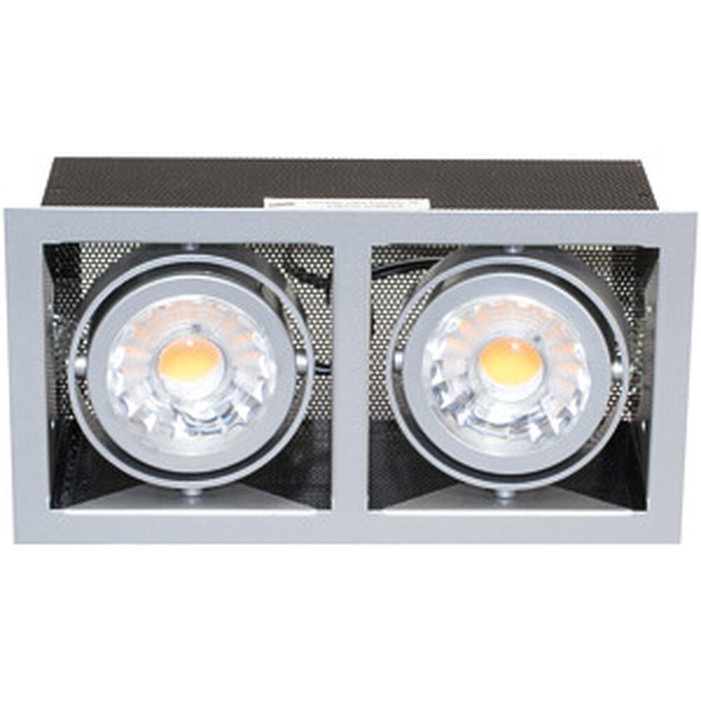 Nobile Decken Einbauleuchte 1740072013 Typ Mini Kardan E2 2x6,3W titan-matt