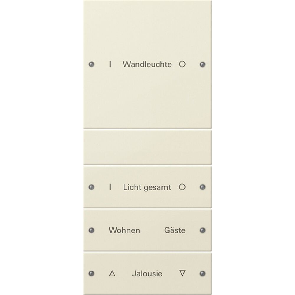 Gira Wippenset 4fach 220401