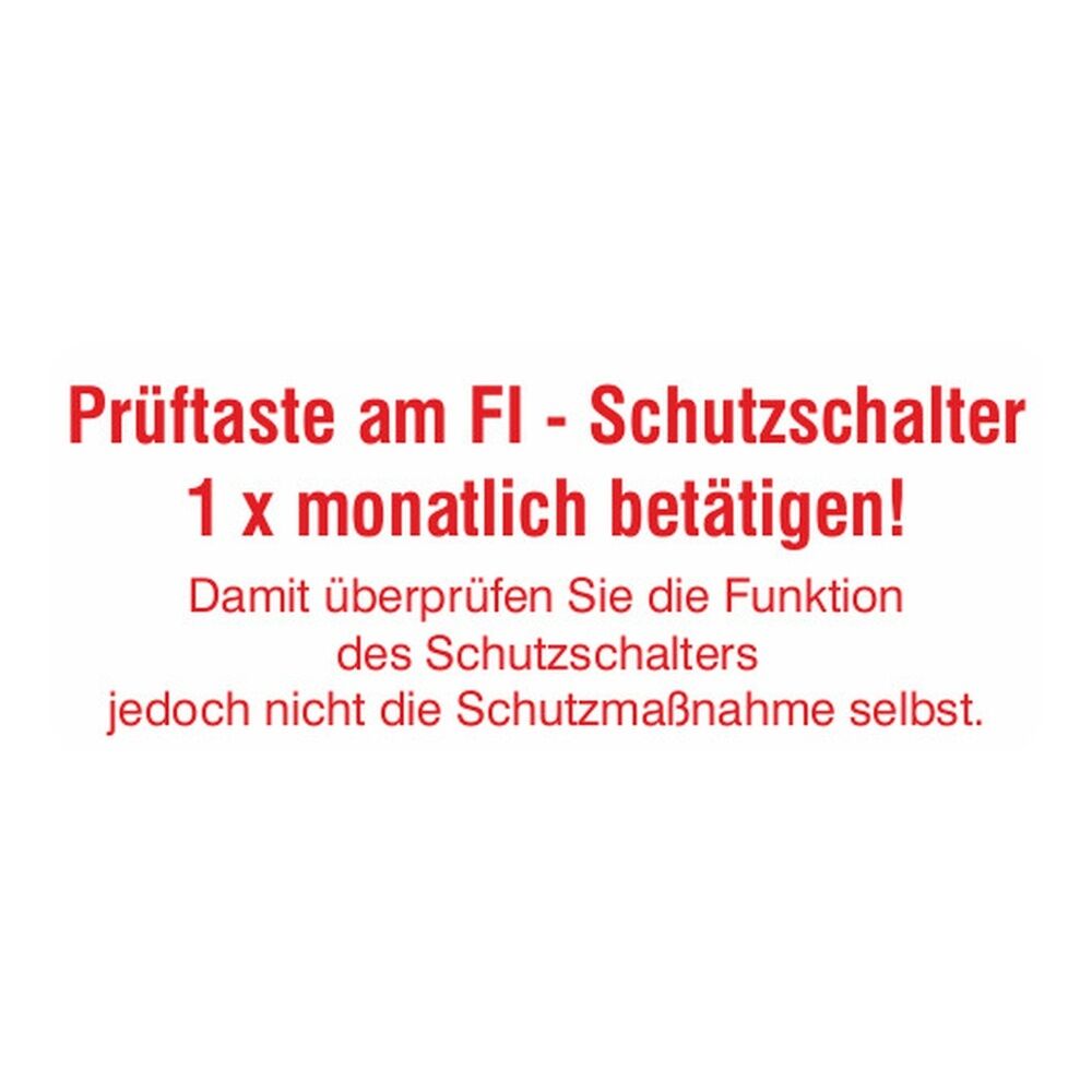 Cimco FI Prüftasten 182718