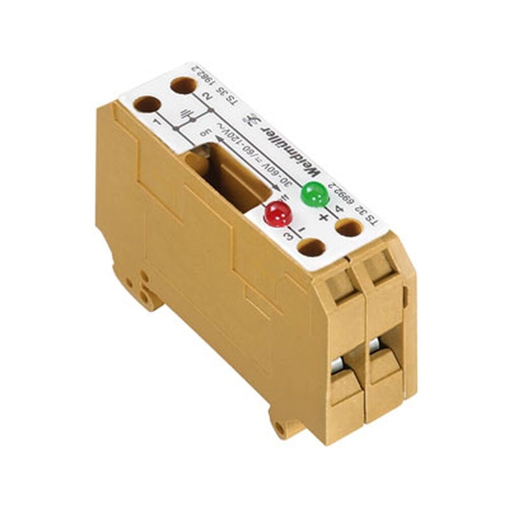 Weidmüller Trenn Messtrenn Reihenklemme 0198220000 Typ SAKT E/35 2LD 120VAC