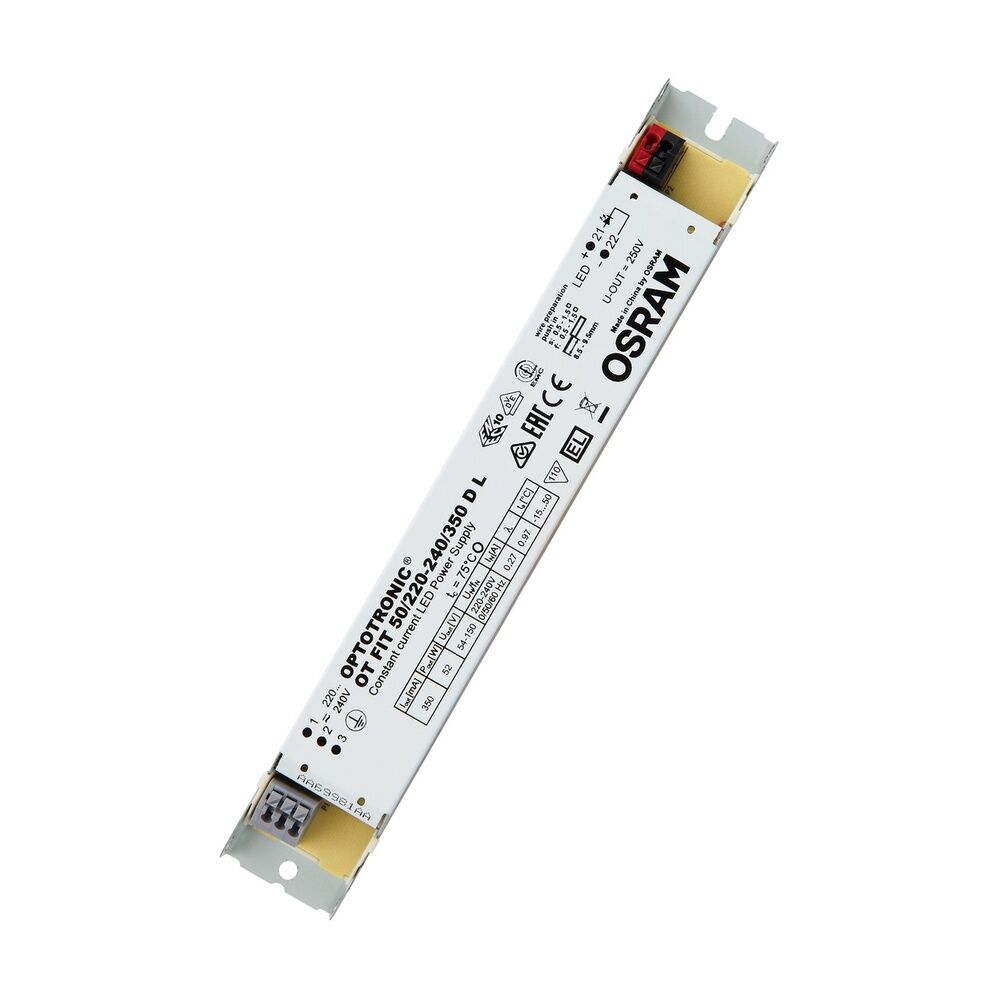 Ledvance Osram LED Betriebsgerät 222595 Typ OT-FIT-50/220-240/350-D-L-UNV1